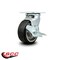 Service Caster 5 Inch Rubber on Aluminum Swivel Caster with Roller Bearing and Brake SCC SCC-30CS520-RAR-TLB - alternate 5